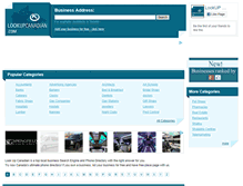 Tablet Screenshot of lookupcanadian.com